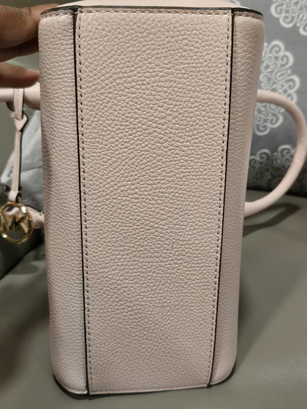 Michael Kors 2 In 1 Leather Satchel With Wallet And Cardholdet Powder Pink NWT